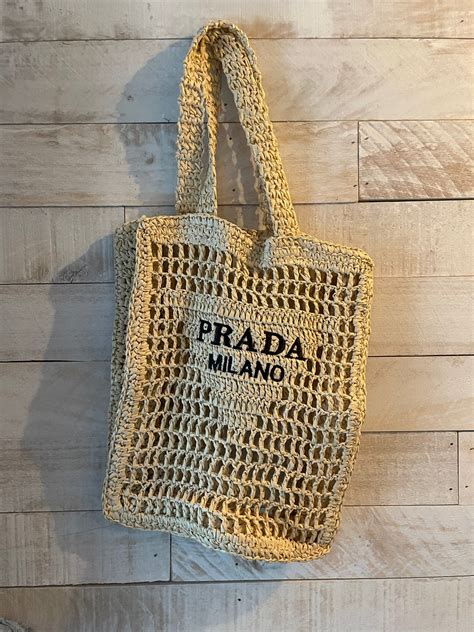 prada straw bag 2018|prada wicker tote bag.